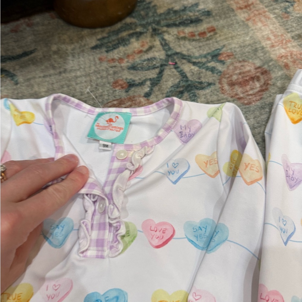 Smocked flamingo pajamas - Picture 2 of 2
